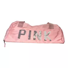 New Victoria's Secret VS PINK Duffle Sport Gym Bag PinkColor