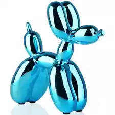 Metallic Balloon Dog Statue 6.6" Vibrant Color Art Home Decor Figure Sculpture