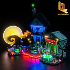 LED for LEGO Disney Tim Burton's The Nightmare Before Christmas 21351 （Upgraded）