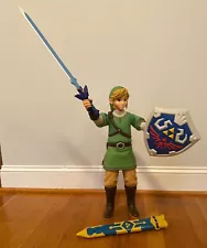 JAKKS Pacific Legend Zelda Link Large 20" Figure Skyward Sword Sheild Nintendo