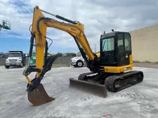 2018 JCB 85Z-1 Hydraulic Mini Excavator Backhoe Aux Hyd Thumb Bucket Cab bidadoo