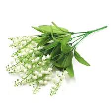 6PCS Bundle Artificial Lily Of The Valley Flowers Bouquet Party for Home Decors