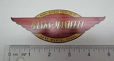 Banks-Maxwell propeller decal - RED (pair)