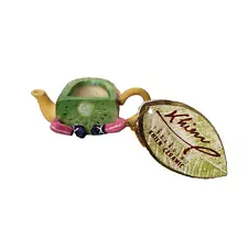 KHIEN Ceramics Miniature Kiwi Fairy Teapot ONLY Replacement Collectible VTG