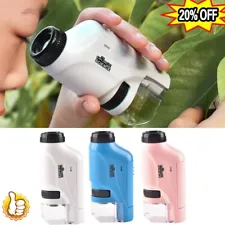 Pocket Microscope Science Toys Educational Microscope Kits for Kid Portable