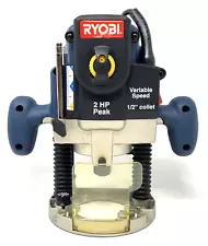 Ryobi 10Amp 2HP 1/2" Plunge Base Router (RE180PL1) Variable Speed - Works Great!