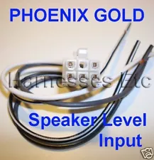 PHOENIX GOLD 6 pin Speaker level input Harness V1502