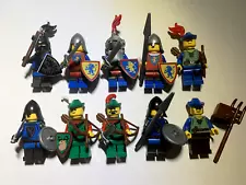 LEGO lot of 10 Castle Minifigs Forestmen, Falcons + Lion Knights Brand NEW!