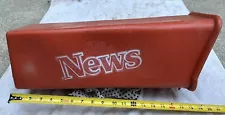 ð° Vintage 60s 70s "The Detroit News" Plastic Newspaper Delivery Box Tube ð°❤️