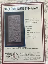 Fibers To Dye For with the mo-victim #3 Cross Stitch Kit 17th Century Sampler