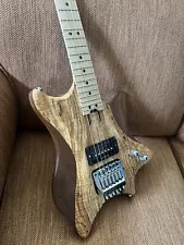 Custom Headless Guitar With Speed Loader Bridge With 11 Sets Speed Load Strings