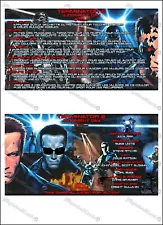 Williams Terminator 2 1991 FRENCH Cartes Instructions Pinball Custom Pinball 2