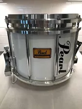 Pearl 13x11 Championship Marching Snare Drum - Pure White