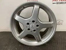 2003 MERCEDES SL500 FRONT 5 SPOKE AMG RIM WHEEL 18X8.5, 5 LUG, 112MM