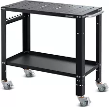 WORKPRO 36''×18''Welding Table, 1200 lbs Load Capacity, Nitriding Tabletop NEW