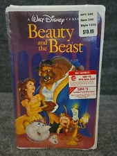 Walt Disney BEAUTY AND THE BEAST VHS Black Diamond Edition