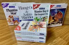 Sega Master System - New Replacement Cases - You Pick Any Game - Free Shipping