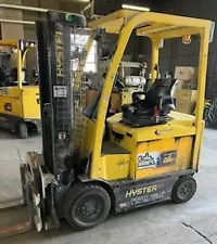 *MAKE OFFER* 6000 Lb. Hyster #E60XN Electric Forklift w/ Rotator Forks