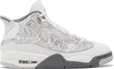 New [311046-107] Mens Air Jordan DUB ZERO 'WHITE COOL GREY' Basketball Sz 9