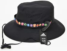 Adidas BIG MOOD VICTORY Bucket Hat Golf Men Unisex Sun Fishing Black S/M Emoji