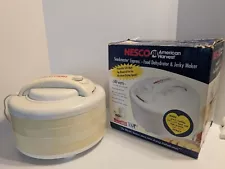 Fdx. TWO Nesco Dehydrators ADJUSTABLE TEMPS Camping Survival Food. READ INFO