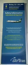 Air Tran Boeing 737-700/800 Rev 11/2010 Safety Card