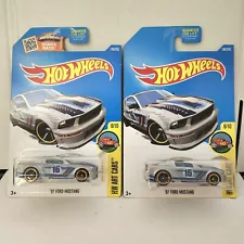 Hot Wheels 07 Ford Mustang #198 Silver HW Art Cars Lot Of 2 For Sale