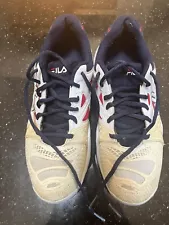 Fila Cage Delirium Sz. US 9 EUR 42 men's White/black 1TMM00008-126