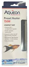 Aqueon Preset Heater for Aquariums Compact Up to 55 Gallons