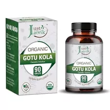 Organic Gotu Kola 750mg(90 Tablets) for Healthy Brain and Nervous. Buy 3 get 4