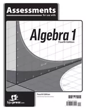 BJU Press - Algebra 1 Assessments, 4th ed. 537100