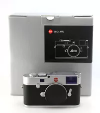 Leica M10 Digital 24mp Rangefinder Camera Body Chrome