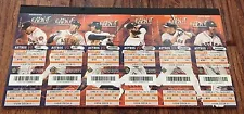 2017 Astros Full Un Used Season Ticket YOU PICK Game Altuve Bregman World Series