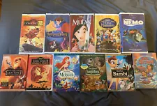 Disney Movies Bundle- Dvd’s And VHS