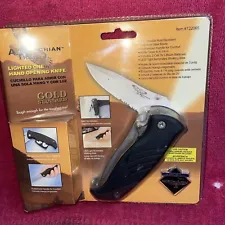 APPALACHIAN TRAIL POCKET KNIFE STAINLESS PLAIN EDGE BLADEw/ Lighted Handle N O S