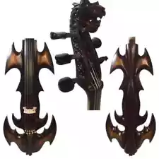 New model fancy Crazy-1 carved dragon scroll 5 string electric cello ,solid wood