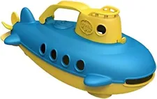 Green Toys Submarine in Yellow a Blue BPA Free Phthalate Free Bath Toy