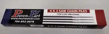 12 CHAINSAW FILES 7/32" FOR SHARPENING ALL BRANDS CHAINS SAW SHARPENER DOZEN