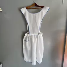 Vintage Nurse Dress Womens Hospital Auxiliary Uniform Smock Apron Costume