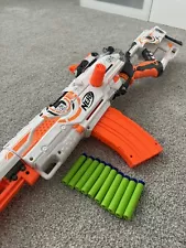 RARE Nerf Long strike CS-6 White Out Edition