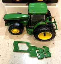 JOHN DEERE 8400 PRECISION TOY TRACTOR W/FRONT WHEEL ASSIST & DUALS