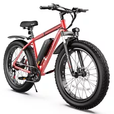 500W Electric Bike for Adults 26'' Ebike 25mph E-Mountain Bicycles Commuter Sale