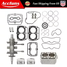 For POLARIS SPORTSMAN RZR RANGER 800 ENGINE REBUILD KIT CRANKSHAFT CYLINDER EFI