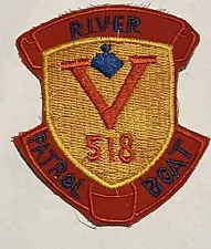 Patch - Apocalypse Now - US NAVY - River Patrol Boat 518 - Vietnam War