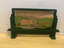 Vintage Railroad Train Billboard Sign Solarex Sun Glasses