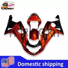 FSM Injection Red Black Plastic Fairing Fit for 2000-2002 GSXR 1000 p006