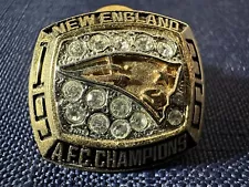 VINTAGE 1996 NEW ENGLAND PATRIOTS AFC CHAMPIONSHIP RING PIN