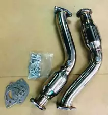 SALE 24- PERFORMANCE TWIN DUMP PIPE For Nissan Z33 350z Fairlady G35 V35 SKYLINE