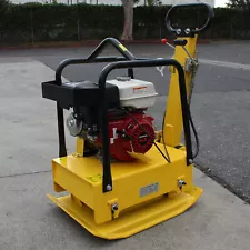 Reversible Plate Compactor Rammer Dirt Soil Asphalt Tamper W/9HP HONDA GX Engine