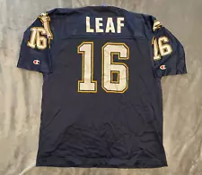 Vtg Champion RYAN LEAF #16 San Diego LA Chargers Jersey Mens sz 44 L/M? READ